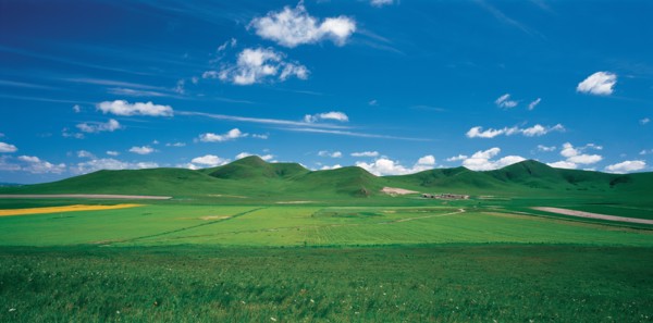 Paysage de prairie, Chine