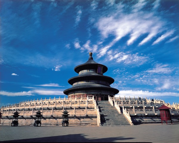 Temple du ciel,  Qiniandian, "Hall de prière pour la bonne moisson", Pékin, Chine