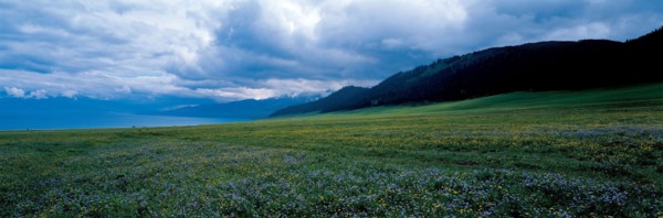 Lac Sailimu, Sinkiang, Chine