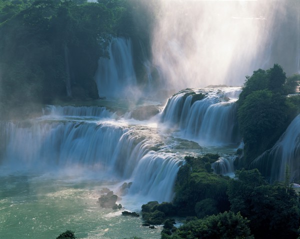 Cascade Detian, province de Guangxi, Chine