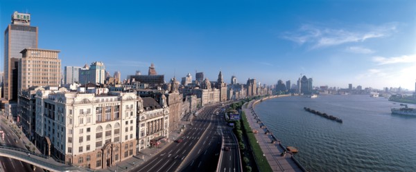 Vue de Shanghai, Chine