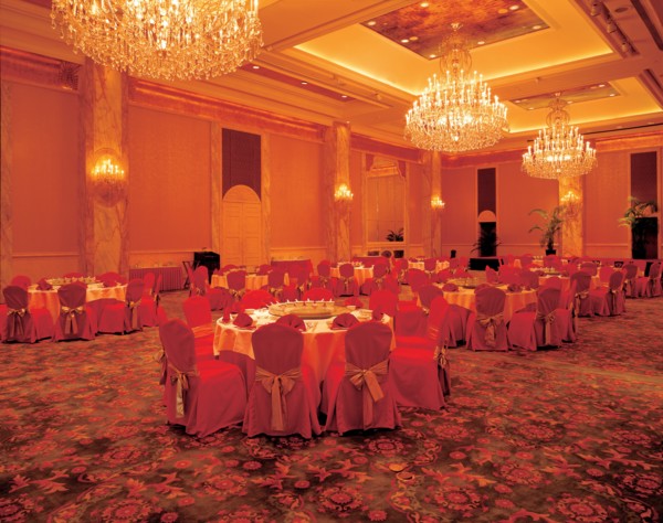 Restaurant de luxe, salle de banquet à Shanghai, Chine
