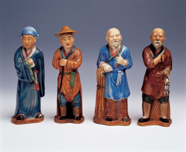 Painted sculptures, Chinese art