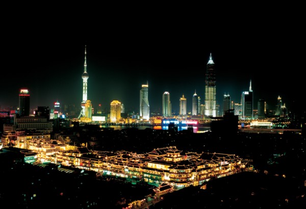 Night piece of Shanghai, China