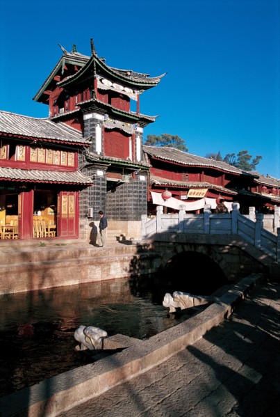 Tour Kegong, rue Sifang, Lijiang, province du Yunnan, Chine
