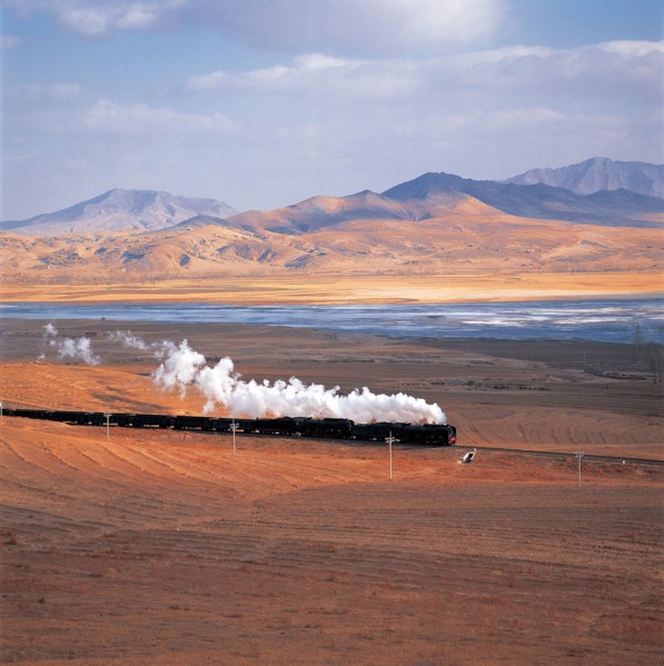 Locomotive à vapeur, nord-est de la Chine