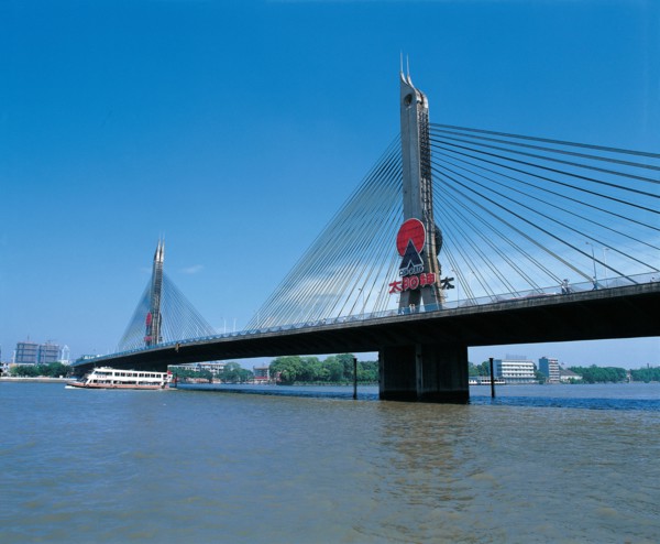 Pont Guangzhou, province du Guangzhou, Chine