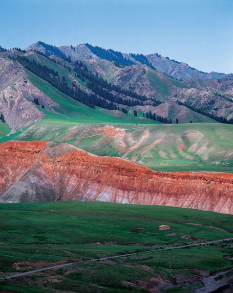 Prairie Nalati, province du Xinjiang, Chine