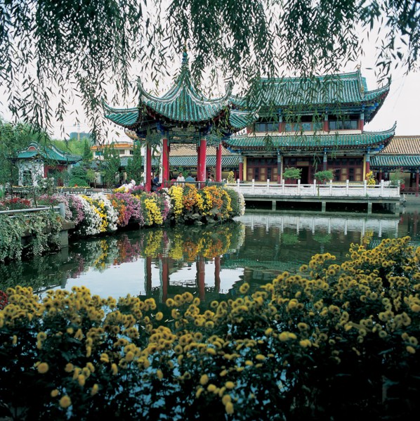 Lac Cui, Lac d'émeraude, Kunming, province du Yunnan, Chine