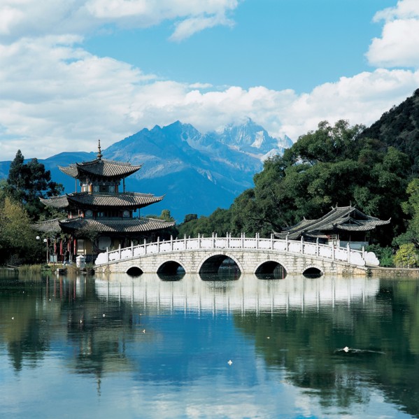 Lijiang, le Lac du Dragon noir, province du Yunnan, Chine