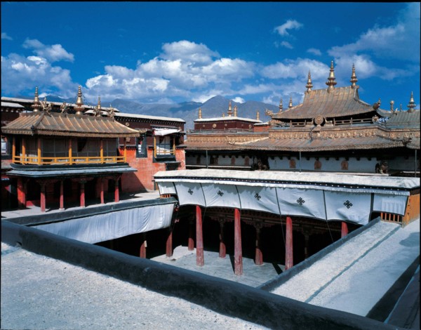 Palais Blanc, Palais du Potala, Tibet, Chine