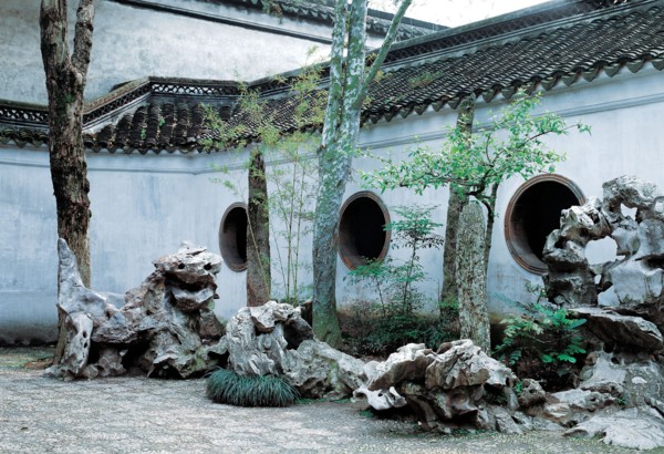 Jardin de SuZhou, la Forêt du lion, province du Jiangsu, Chine