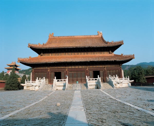 Tombes Qingdong, Tombe Xiao, Hall Longen, province du Hebei, Chine