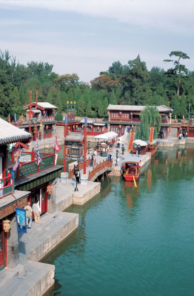 Ensemble architectural composé de ponts, Chine