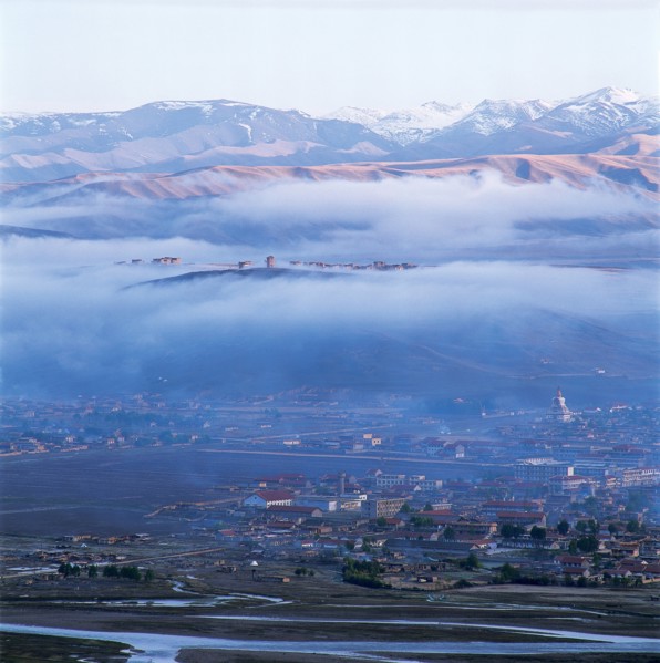 Vue panoramique, Sichuan, Chine