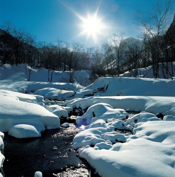 Snowy landscape, China