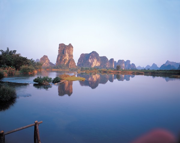 Lac de Lijiang, à Guilin,dans la province du Guangxi, Chine