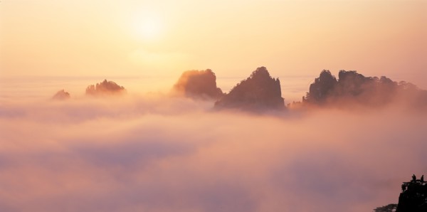 Le Mont Huang, dans la province d'Anhui, Chine