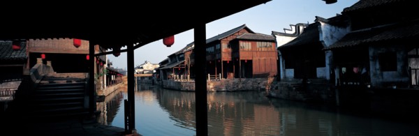 Village sur l'eau, Chine