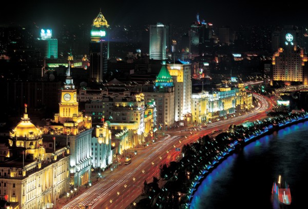 Shanghai by night, China