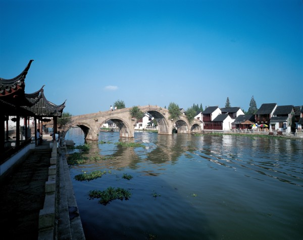 Pont à Shanghaï, Chine