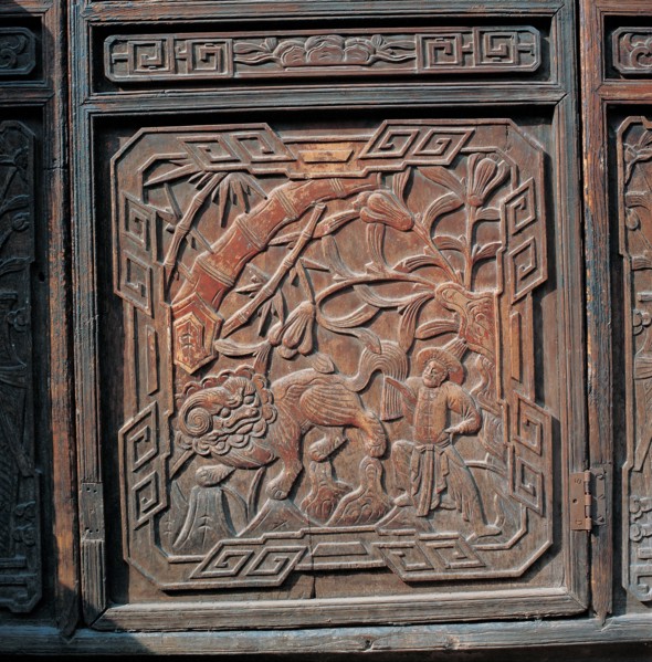 Shaanxi, PingYao, woodcarving, China