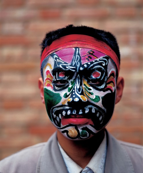 Face painting, China