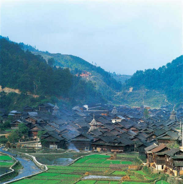 La Tour du Tambour Liping, Chine