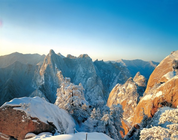 Mont Huashan, Chine