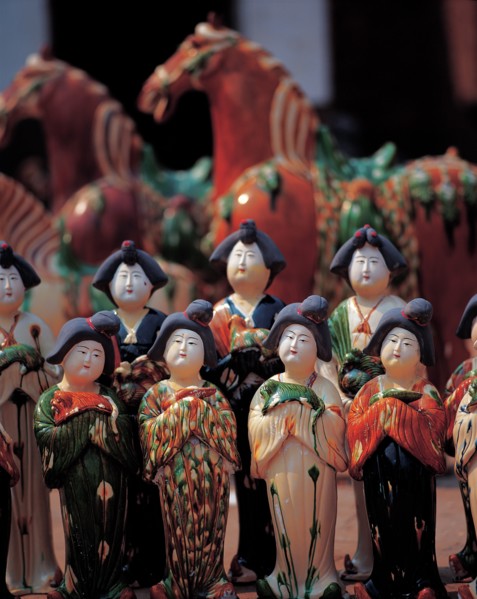Statuettes peintes, Chine