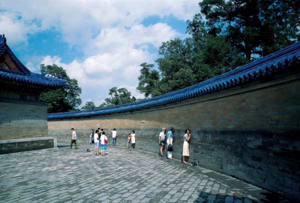 Mur de l'Echo du Temple de l'auguste ciel à Pékin, Chine