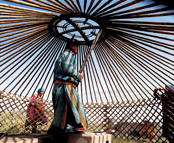 Habitation, Mongolie intérieure, Chine