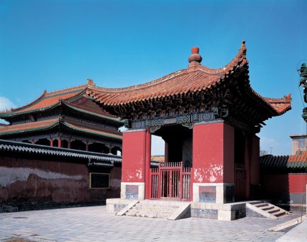 Shenyang Imperial Palace, stele, Liaoning, China