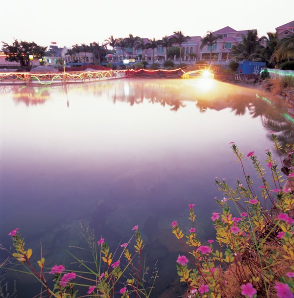 Sources thermales de Jinshan, Chine