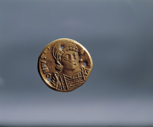 PIèce d'or romaine découverte en Chine