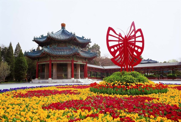 Orchid Pavilion of the Zhongshan Park, Beijing,China