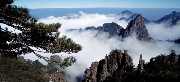 Lianhuo Peak of Huangshan mountain, China