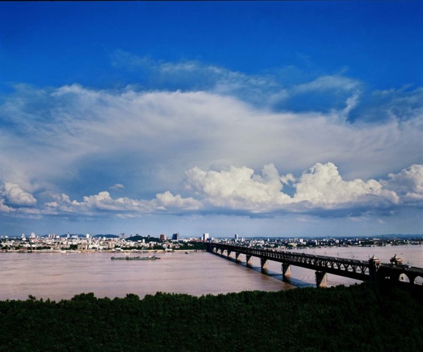 Bridge of Yangtse river in Wuhan,China