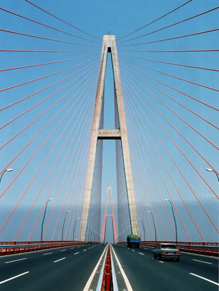 Bridge of Yangtse river in Wuhan,China