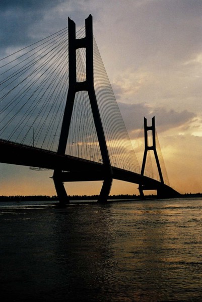 Bridge of Yangtse river in Wuhan,China