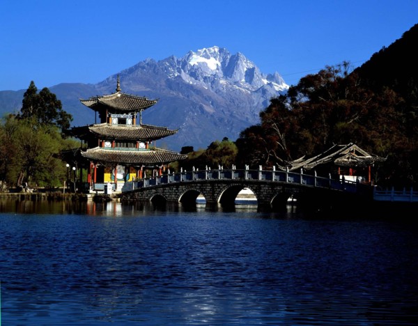 Black Dragon Pool in Lijiang,Yunnan,China