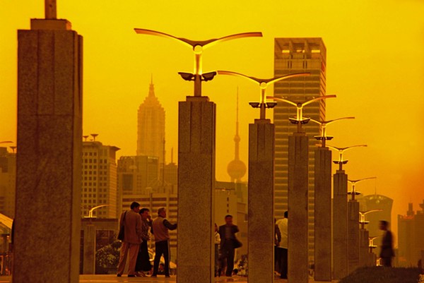Century Avenue in Pudong,Shanghai,China