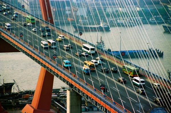 Yangpu bridge of Shanghai,China