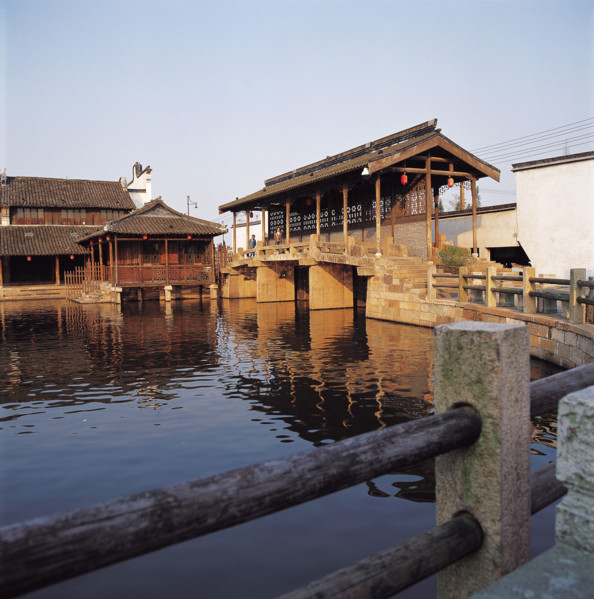 The Double Bridge,Wuzhen Town,Zhejiang,China