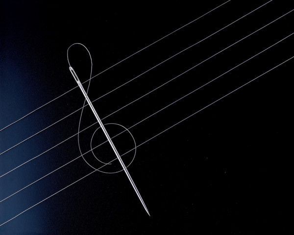 a stave consisted of needle and threads
