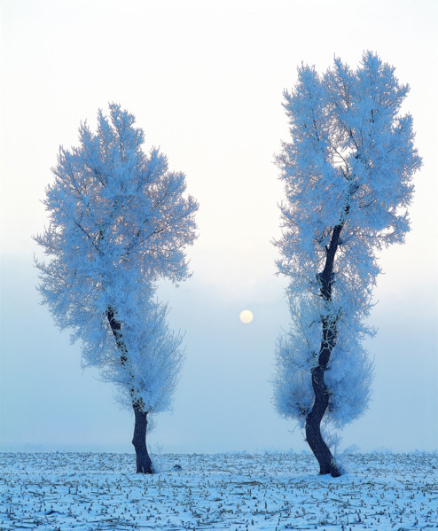 The spectacle of rime in Jinlin,China