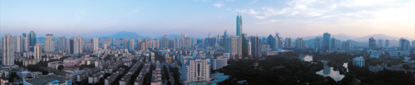 Panoramic view of Shenzhen,China