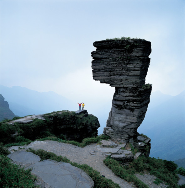 Mushroom Rock,Mount Fanjing,Guizhou Province,China