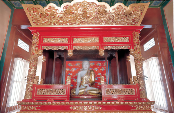 Jade Buddha Statue at Beihai Park,Beijing,China