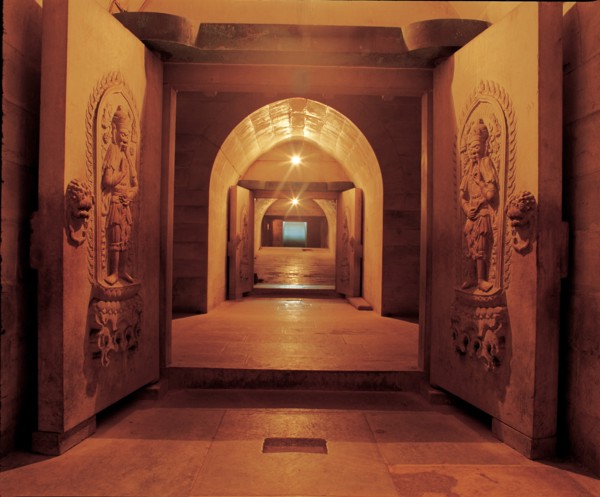 Underground palace of Yu Tomb of Eastern Qing Tombs,Hebei,China